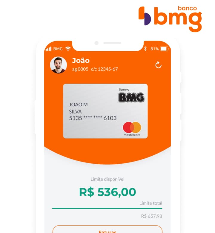 Conheça o cartão de crédito do banco bmg e sua conta digital