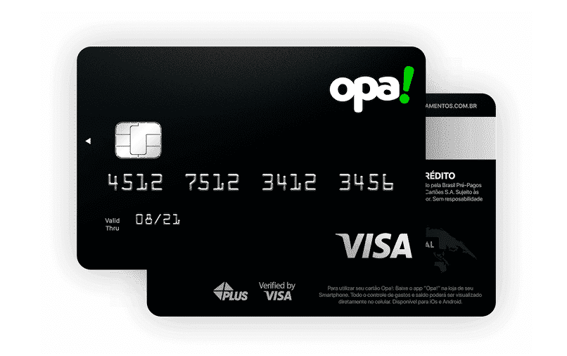 Aprenda a solicitar seu cartão pré-pago internacional opa!