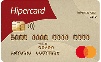 Cartão hipercard internacional mastercard