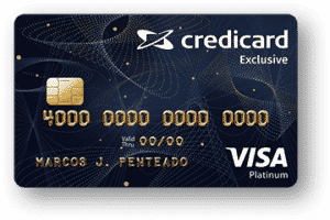 Conheça o cartão credicard exclusive platinum